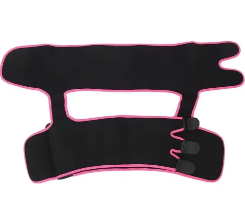 Корректирующий пояс фиксатор Adjustable One Piece Waist Band JN-79 для похудения и коррекции талии, Жиросжигающий корсет для занятия спортом Черный