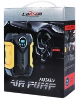 Автомобільний компресор CarSun Air Pump C1399 - 1 автокомпресор з дисплеєм і ліхтарем для підкачки шин від прикурювача 12V повітряний насос для машини