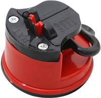 Точилка для ножів Knife Sharpener with Suction Pad Механічна ножеточка професійний пластиковий верстат для заточування кухонних ножиць на присоску