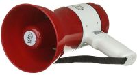 Ручний мегафон рупор 15W UKC ER-22U дальність 200м гучномовець на ремені з функцією запису голосу і вбудованою сиреною на акумуляторі ER22U