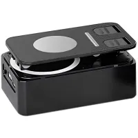 Тримач підставка для телефону з колонкою Microphone speaker set AND K18 - 2 бездротова Bluetooth колонка з тримачем і 2 мікрофонами для караоке
