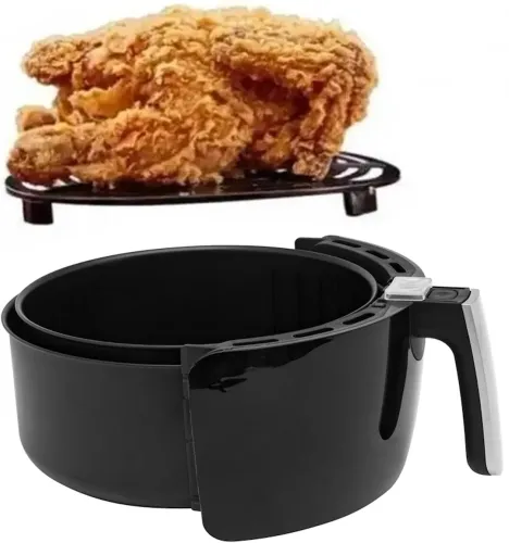 Безмаслянная аэрофритюрница мультипечь Air Fryer Extra Large Capacity ZP-085 7.5 л 3200W з регулюванням температури, фритюрниця з функцією аерогрилю