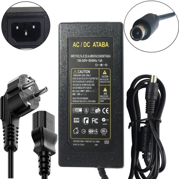 Імпульсний адаптер AC-DC Ataba 42V 3a 126W 7,8 мм / 4,5 мм універсальний мережевий блок живлення для електросамоката 7.8 * 4.5 мм 42 В 3 А