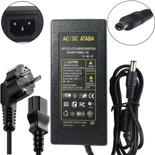 Адаптер живлення AC-DC Ataba 12V 6A 72W 5,5 мм / 2,5 мм універсальний мережевий блок живлення для електронної техніки штекер 5.5 * 2.5 мм 12 В 6 А