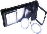 Портативная солнечная зарядная станция Gdlite GD-07А аккумуляторный светодиодный фонарь повербанк с лампочками, солнечной панелью Power Bank USB 30W