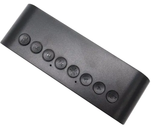 Дзеркальний годинник з колонкою Fleco BT Q5 Bluetooth з LED підсвічуванням і підставкою для телефону, блютуз колонка з годинником LS-Q5 з термометром