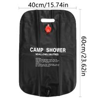 Переносний туристичний душ для дачі Easy Camp Solar Shower Bag на 20 л, похідний літній портативний душ, дачний мобільний резервуар для води