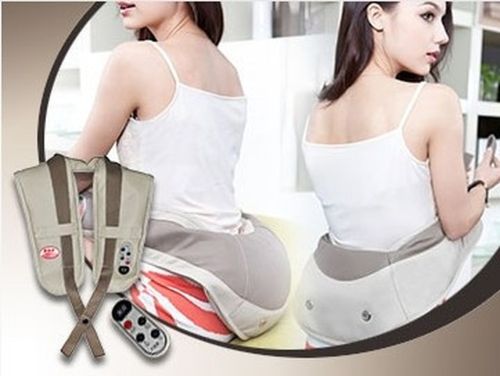 Вібромасажер для спини, плечей і шиї Cervical Massage Shawls, ударний масажер Honda QL-188