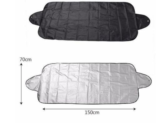 Двухсторонняя накидка чехол на лобовое стекло автомобиля Winter Windshield Cover 150х70 см от снега, солнца и льда, Автомобильный чехол от замерзания