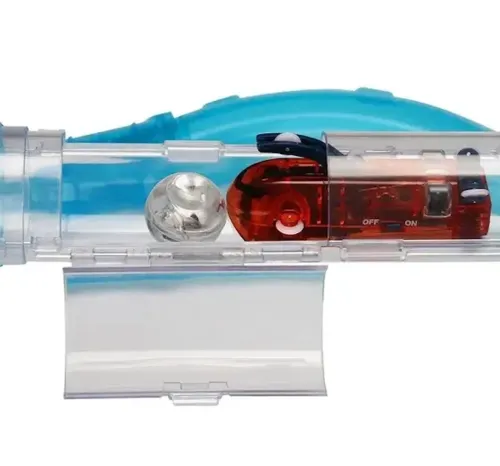 Гоночный трубопроводный трек Chariots Speed Pipes R131942 37 деталей с машинкой для детей, Детский гибкий автотрек Светящиеся гонки в трубе с пультом