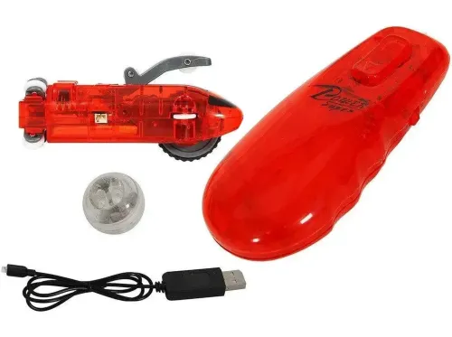 Гоночный трубопроводный трек Chariots Speed Pipes R131942 37 деталей с машинкой для детей, Детский гибкий автотрек Светящиеся гонки в трубе с пультом