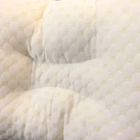 Ортопедична прямокутна подушка Casual MemoFoam Pillow PD-001 для сну з ефектом пам'яті, анатомічна подушка 63х37 см для спини і шиї Бежева