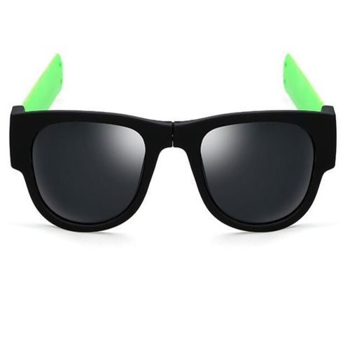 Гибкие солнцезащитные очки браслет Clix Out Sunglasses для мужчин и женщин, Спортивные очки-браслет трансформер с гибкими дужками, Зеленые