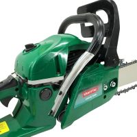 Бензинова ланцюгова пила Krafftec КRА-5800 7 к.с шина 45 см для обрізання дерев і розпилу дров, Бензопила Adeytos 18" дюймів 58см3 Зелена