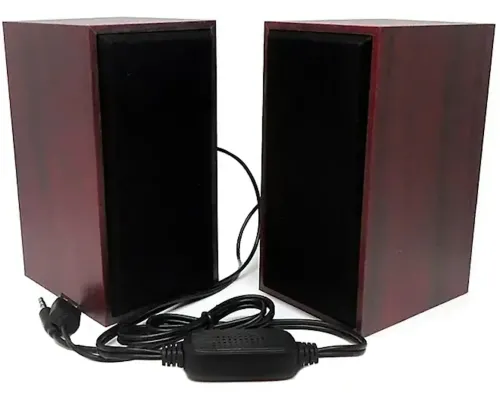 Провідні комп'ютерні колонки Speaker FT - 168 2.0 з регулюванням гучності для комп'ютера 6w для PC, Стерео колонка акустика для ПК FT168 від USB