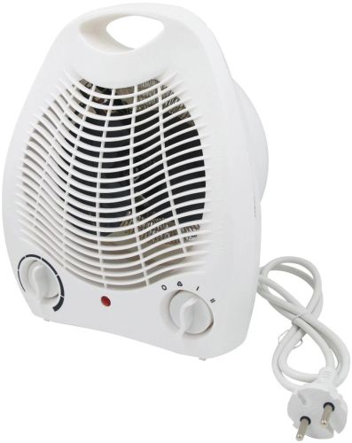 Електричний тепловентилятор Domotec MS - 5901 дуйка з 3 режиму терморегуляції і ручкою, підлоговий обігрівач для будинку на 22 кв. м. 2000W Білий