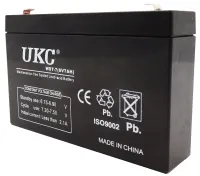 Гелевий акумулятор Gel BATTERY UKC 6V 7A свинцево кислотна акумуляторна батарея