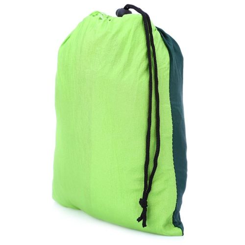 Підвісний туристичний нейлоновий гамак Hammock With Net Green до 200 кг з москітною сіткою для кемпінгу, Похідний гамак 263х135 Зелений