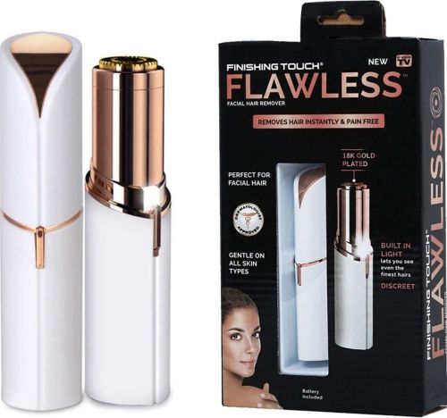 Жіночий епілятор для обличчя Finishing Touch Flawless кишеньковий тример Електробритва у вигляді помади для видалення волосся на батарейках