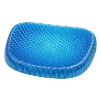 Гелієва подушка ортопедична GEL Egg Sitter з чохлом, охолоджуюча гелева ортопедична для сидіння на стілець, крісло, в машину з чохлом