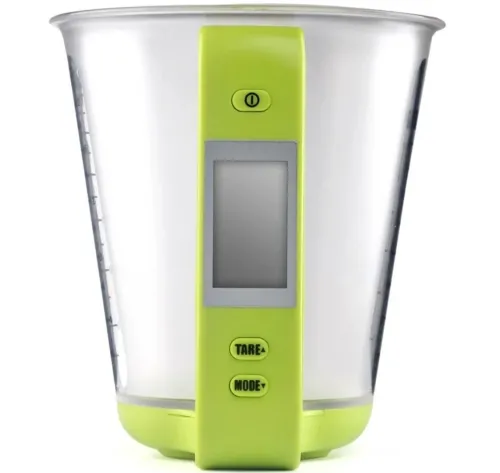 Электронная мерная чаша весы Digital Scale with Measuring Cup SP-001 600мл, Кухонный мерный стакан с весами и встроенным термометром SP001 для дома