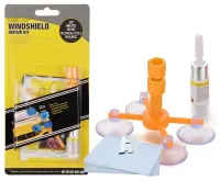 Повний набір для ремонту лобового скла авто Versachem Windshield Repair Kit засіб для видалення тріщин і сколів, подряпин і пошкоджень автомобіля