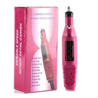 Фрезер - ручка 20000 оборотов/мин Bucos Nail Drill ZS-100 для аппаратного маникюра и педикюра фрейзер для полировки 6 в 1, + набор фрез Розовый