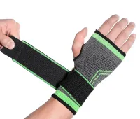 Фіксатор на кисть руки Wrist Support Sibote 9136, Бандаж на зап'ясті від травм і розтягувань, еластичний бинт лангетка для рук з фіксуючим ременем