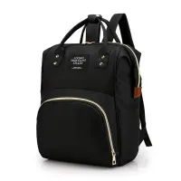 Сумка органайзер для мами LeQueen Mummy Bag для коляски, рюкзак для мам водостійкий з термокишенями для пляшечок Living Traveling Shar