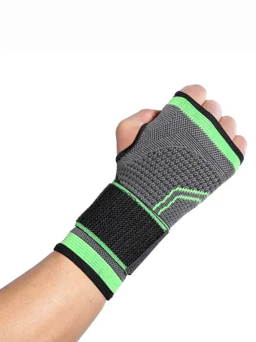 Фіксатор на кисть руки Wrist Support Sibote 9136, Бандаж на зап'ясті від травм і розтягувань, еластичний бинт лангетка для рук з фіксуючим ременем