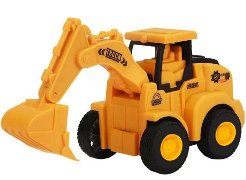 Детская игрушка экскаватор с подвижным ковшом Engineering Veicle Truck SY686B-613 игрушечный бульдозер машинка 17х7.5х8.5 см для детей Желтый