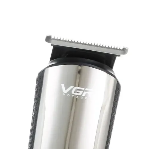Бездротова машинка для стрижки USB VGR V-072 з регулювальною насадкою VGR V-072, Водонепроникний акумуляторний тример бритва з LED дисплеєм 5W