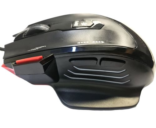 Ігрова дротова комп'ютерна мишка Jedel GM1070 Black з RGB підсвічуванням для ПК, геймерська USB миша для комп'ютера і ноутбука 96493 Чорна