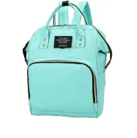 Сумка органайзер для мами LeQueen Mummy Bag для коляски, рюкзак для мам водостійкий з термокишенями для пляшечок Living Traveling Shar