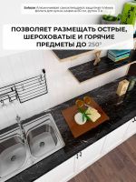 Самоклеюча кухонна плівка 5м х 60см Supretto Bm - 560 чорний мармур, водонепроникна вінілова для захисту кухонних поверхонь стін плити меблів