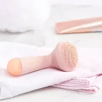 Силіконова очищаюча щітка масажер для чищення особи Finishing Touch Flawless Cleanse косметичний, силіконовий очищувач пір з функцією масажу, 