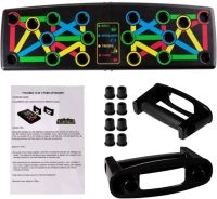 Дошка для віджимань Foldable Push Up Board JT-006, упор для віджимань від підлоги 14 в 1 регульована стійка, платформа, тренажер для м'язів Supretto