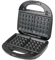 Электрическая сэндвичница, бутербродница Sandwich Maker Opera OP-909 2500W с 6 съемными формами гриль, вафельница, орешница с антипригарным покрытием