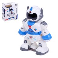 Танцюючий робот Dancing Robot Light and Music LZCZ 6678-5 з підсвічуванням для дітей, Дитячий світиться робот іграшка зі світлом на батарейках