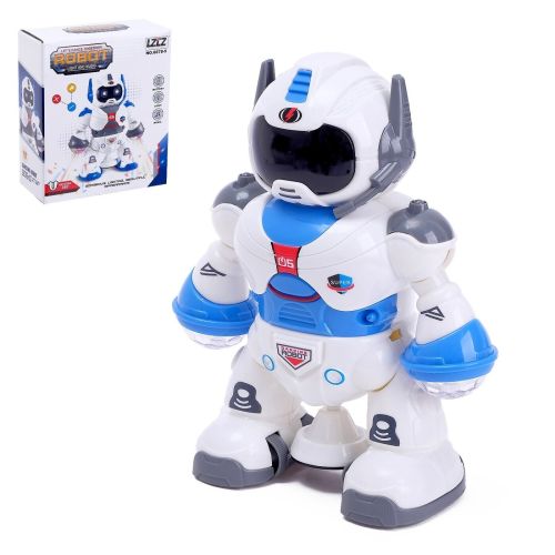 Танцюючий робот Dancing Robot Light and Music LZCZ 6678-5 з підсвічуванням для дітей, Дитячий світиться робот іграшка зі світлом на батарейках