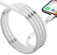 Магнитный зарядный кабель MagLink 7612 USB Micro-USB 1 метр для зарядки телефона, Вечный шнур зарядка SuperCalla Cable 100 см с магнитными вставками