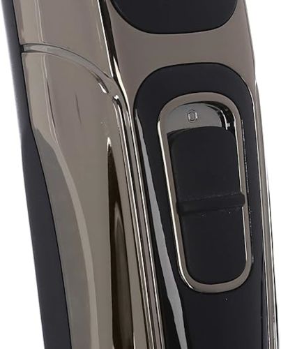 Бездротова окантовочна машинка GEMEI GM-6069 для стрижки бороди і волосся c 4 насадками професійний акумуляторний тример бритва Geemy GM6069