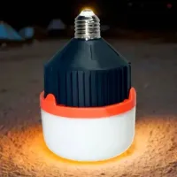 Акумуляторна кемпінгова лампа Bailong BL-566 світлодіодний LED ліхтар, світильник у цоколь E27 для аварійного освітлення JY-1010