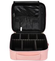 Органайзер для зберігання косметики Niceland Beauty box MAG-590 з ручкою для перенесення, Дорожня водонепроникна косметичка, б'юті кейс рожева
