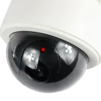 Універсальна камера відеоспостереження обманка муляж Camera Abtech Dummy 2000 з датчиком руху, Камера-обманка з миготливим світлодіодом на батарейках