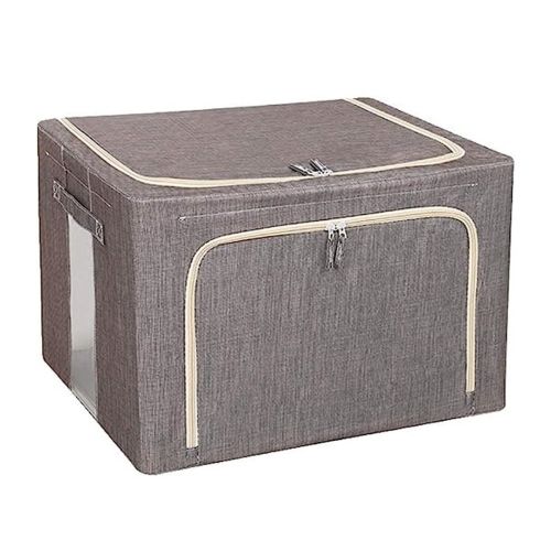 Складаний органайзер чохол Non-Woven Box AND242 для зберігання одягу та постільної білизни 50x40x31 см Великий кофр коробка бокс для речей з ручками