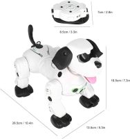 Радіокерована іграшка робот собака RobotDog Play Kingdom 777-602 з пультом у вигляді годинника, Інтерактивна собачка з реагуванням на дотики