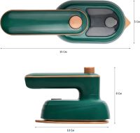 Паровий вертикальний праска відпарювач Mini Steam Iron 2 в 1 для сухого та вологого прасування, Парогенератор з функцією вертикального відпарювання