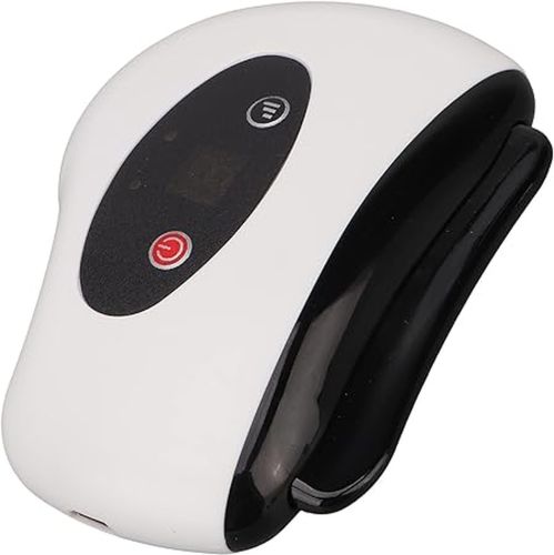 Скребковий масажер для ліфтингу обличчя Scraping Board Gua Sha LY-401, Дренажний вібраційний скребок з підігрівом для всього тіла на акумуляторі