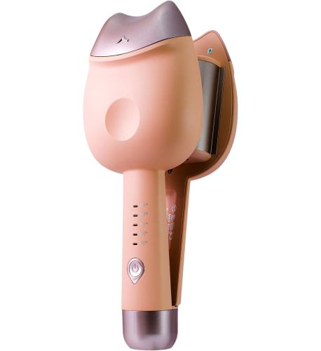 Керамічна плойка для завивки волосся 32 мм Egg Roll Stick XL-290 45W, керамічні щипці для завивки волосся з подвійним циліндром для локонів рожева